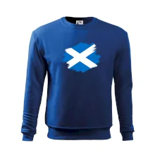 Škótska vlajka kreslená štetcom