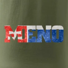 Slovenská vlajka - Váš nápis