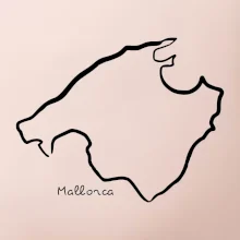 Mallorca - obrys ostrova