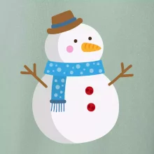 Snehuliak so šálom Snehuliak so šálom