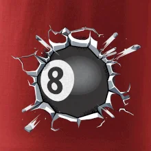 Biliardová guľa v triku