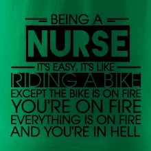 Being a nurse - bike