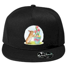 Veľkonočný zajačik tulipány