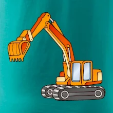 Bager bez nápisu oranžový