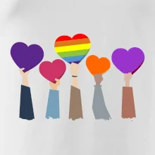 LGBT ruky srdce