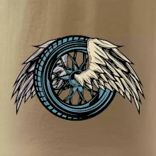 Moto koleso s krídlami