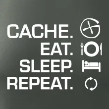 Eat sleep repeat Cache
