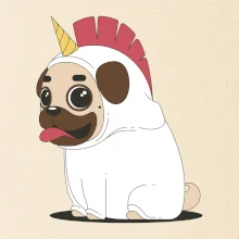 Mops a jednorožec Mops a jednorožec