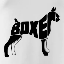 Boxer nápis v tele