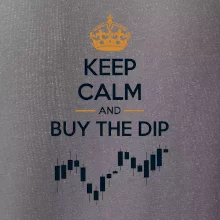 Keep Calm and Buy the Dip - koruna a graf
