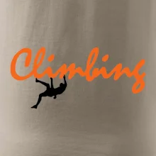 Climbing písací text