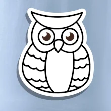 Sova kreslená na prsníku Sova kreslená na prsníku