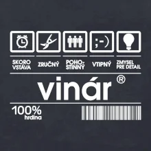 Čiarový kód - vinár