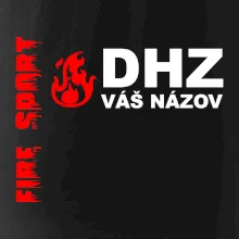 DHZ (oheň, firesport, názov sboru - vlastný nápis)