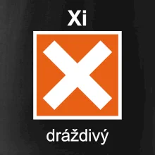 Xi Dráždivý - Výstražná tabuľka na tričku