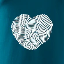 Odtlačok prsta srdce