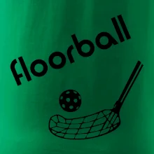 Floorball nápis šikmo