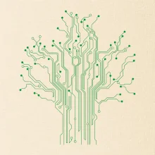 Tlačený spoj strom