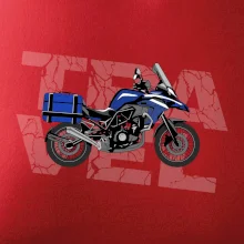 Cestovná enduro modrá