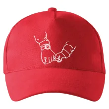 Otec a syn ruky obrys