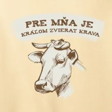 Pre mňa je kráľom zvierat krava