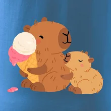 Kapybara so zmrzlinou