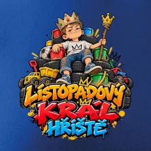 Listopadový král dětského hřiště na trůnu