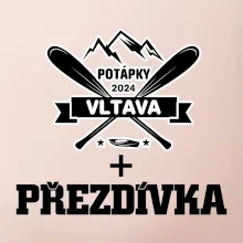 K vode - pádla hory (vlastný nápis)