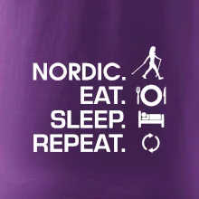 Nordic walking eat sleep