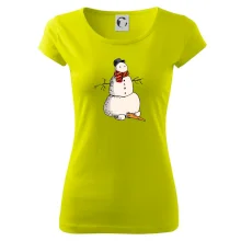 Snehuliak so spadnutým nosom