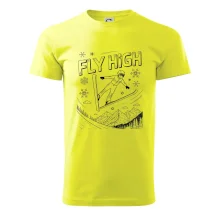 Čiernobiely skokan fly high