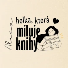 Čiernobiela holka, ktorá miluje knihy - holka - Vaše meno