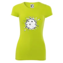 Florbal lopta v triku Florbal lopta v triku