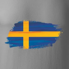 Švédska vlajka kreslená