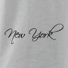 New York nápis písacím