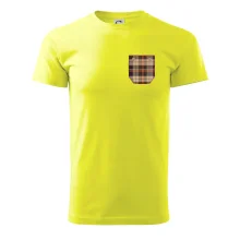 Flanelové triko hnědé