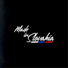 Made in Slovakia - písacie písmo