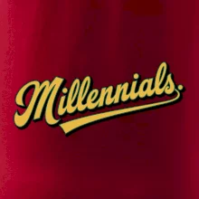 Generace Y - Millennials žlutý nápis