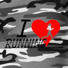 I love running dievča