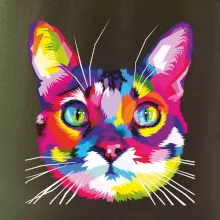 Mačka dúhová hlava