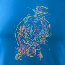 Jazz saxofón splash