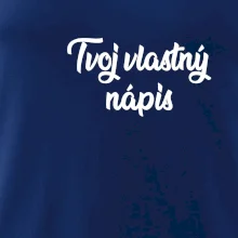 Tvoj vlastný nápis písací - na prsníku