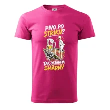 Pivo po striku tak ostanem smädný