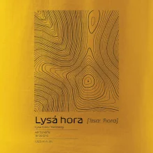 Lysá hora - vrstevnice v obdĺžniku