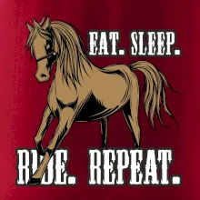 Eat Sleep Ride Repeat Western