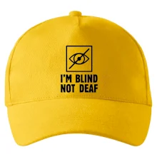 I'm blind not deaf