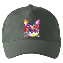 Mačka dúhová hlava