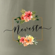 Nevesta štvorec oranžový