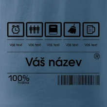 Čárový kód - Vlastní text