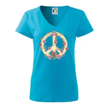 Peace symbol pieskový